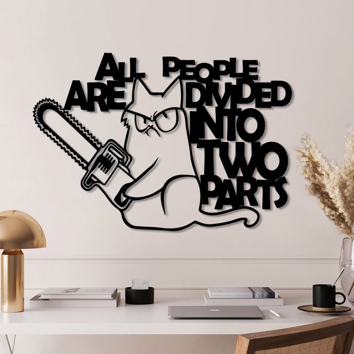 Wallity Two Parts Accesorio Decorativo de Pared de Metal Negro Wallity Two Parts Accesorio Decorativo de Pared de Metal Negro